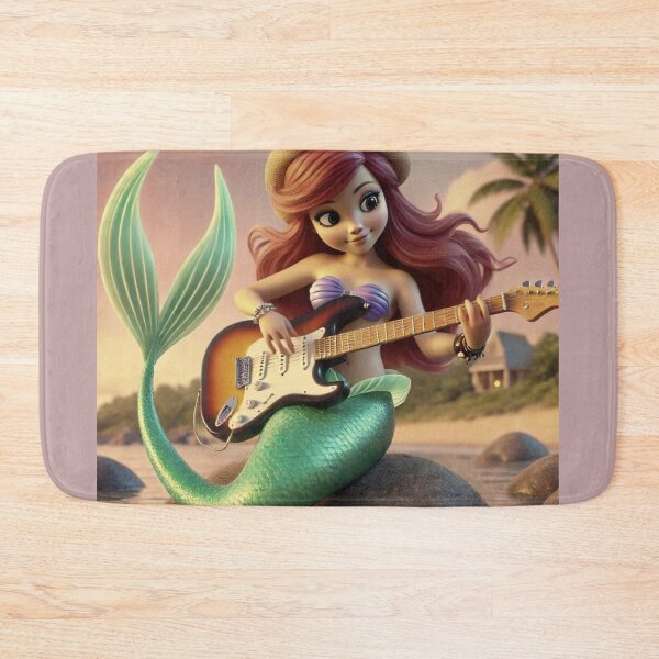 Item preview, Mermaid Shredder: Rocking' Guitar & Ocean Vibes designed and sold by choder61.