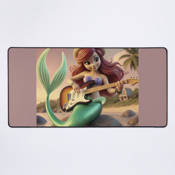 Item preview, Mermaid Shredder: Rocking' Guitar & Ocean Vibes designed and sold by choder61.