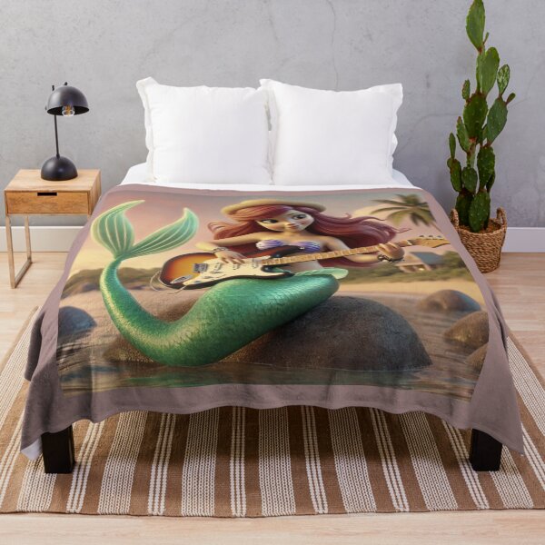 Item preview, Mermaid Shredder: Rocking' Guitar & Ocean Vibes designed and sold by choder61.