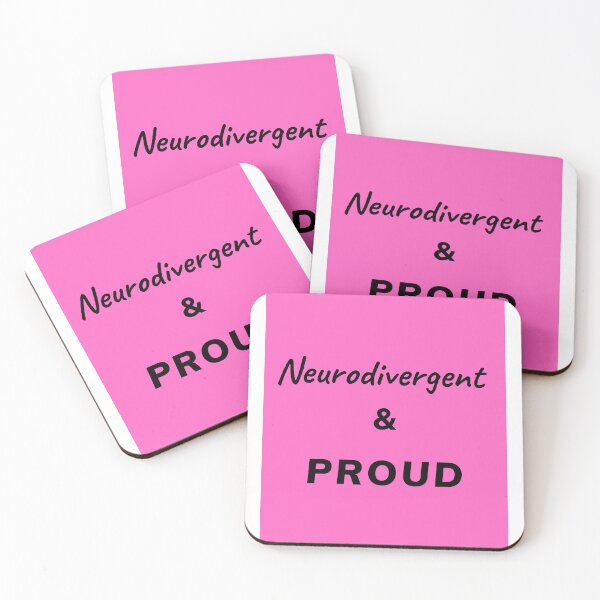 Item preview, Neurodivergent and Proud - Pink designed and sold by TheNeuroVerse.