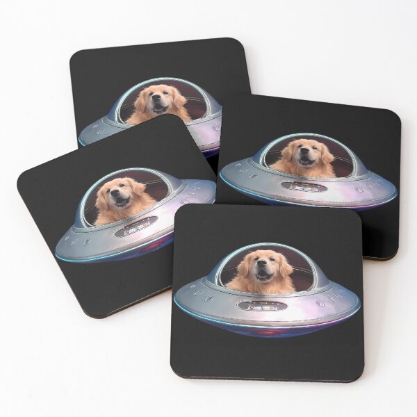 Item preview, Golden Retriever's Space Adventure designed and sold by Linework Studio.