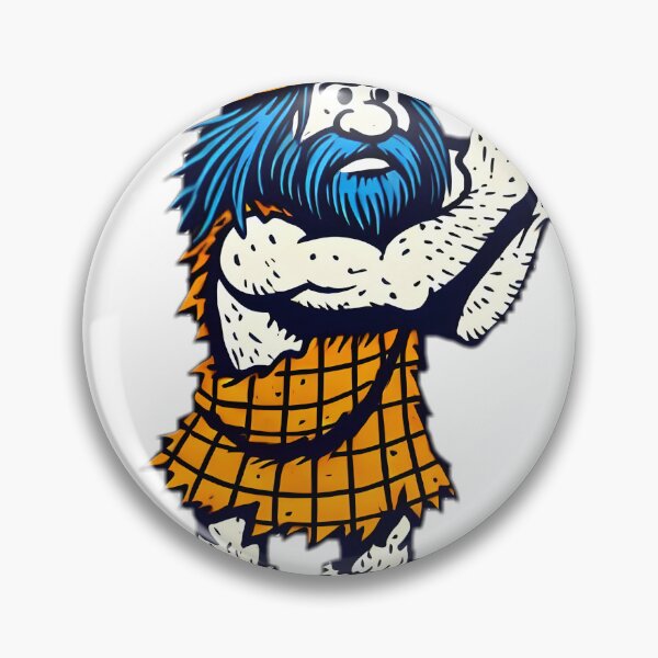 Item preview, Scottish caveman playing golf Sticker designed and sold by NCNGDESIGN.
