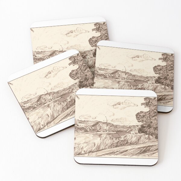 Item preview, rural japan (sepia) designed and sold by Dorian Winter.