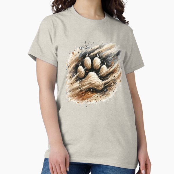 Item preview, Pfotenabdruck im Sand designed and sold by Kobeko.