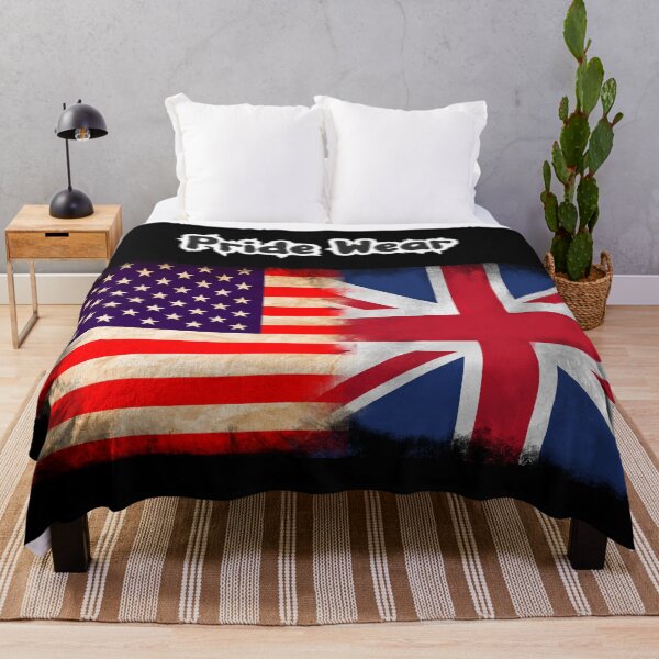 Item preview, US Flag and England Flag Pride Wear Design. My Roots Blighty designed and sold by LovelyHappyGift.