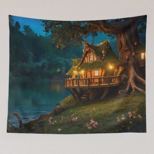 Item preview, Nightfall Harmony by the Woodland Stream designed and sold by BlareBlare.