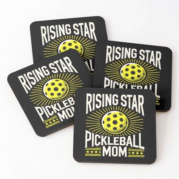 Item preview, Rising Star Pickleball Mom designed and sold by HandicraftArt.