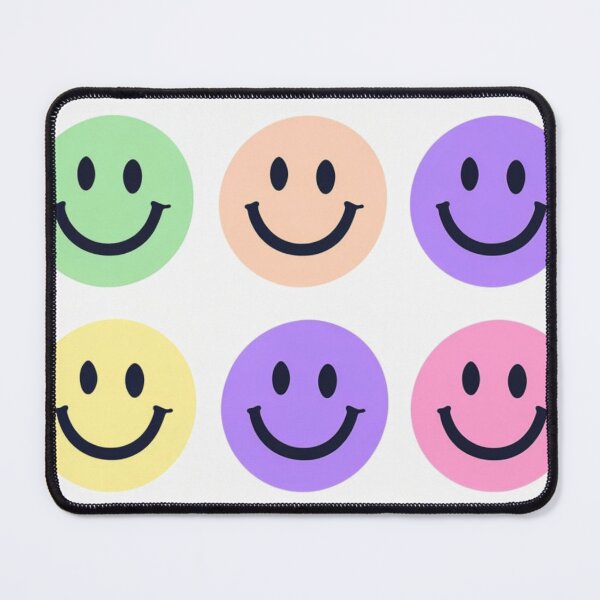 Item preview, Playful Pastel Smiley Faces Grid designed and sold by Sigtrix.