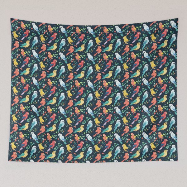 Item preview, Tropical Parrot Pattern designed and sold by ca-fe.