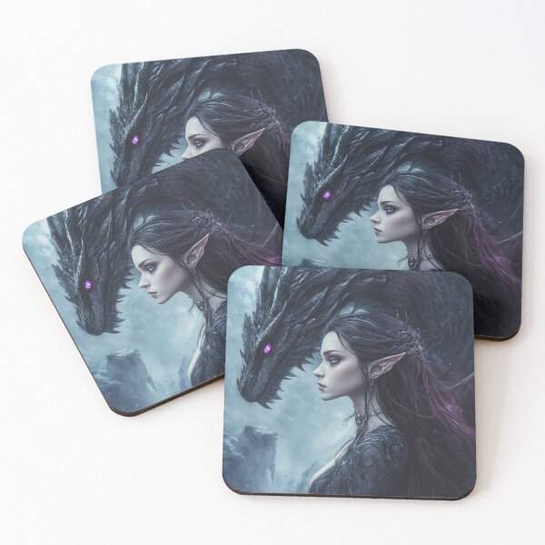 Item preview, Elara and Drakon: Guardians of Eldoria designed and sold by LemurianPortals.