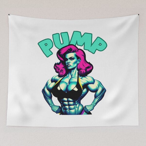 Item preview, PUMP - Get pumped, get big hair or go home! Mint designed and sold by TheRubberOnion.