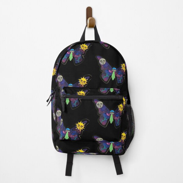 Item preview, a butterfly flaps its wings - black designed and sold by TripLikeWeDo.