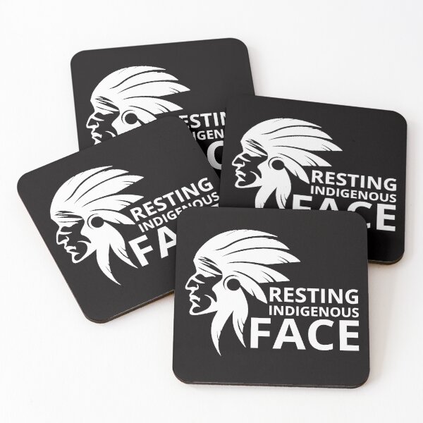 Item preview, Resting Indigenous Face  designed and sold by ManiaGrania.