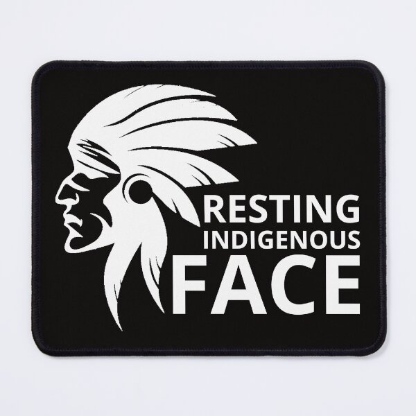 Item preview, Resting Indigenous Face  designed and sold by ManiaGrania.