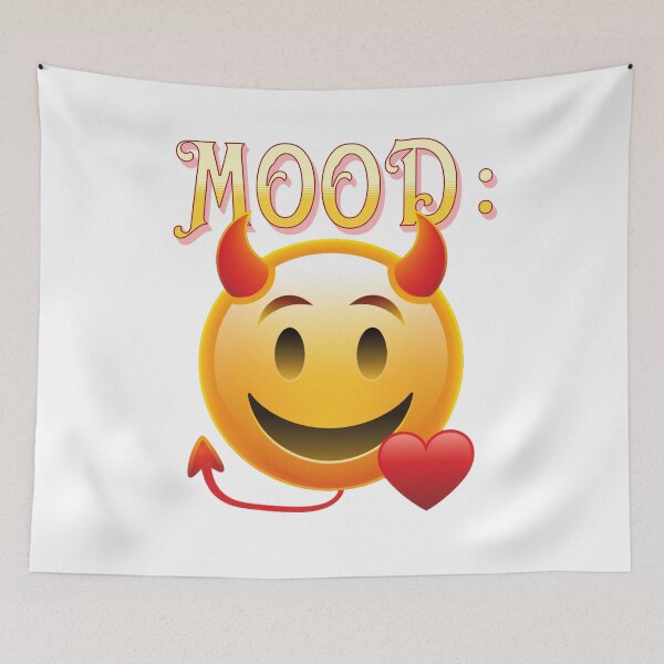 Item preview, MOOD : devilish emoji in love designed and sold by JonathanP514.
