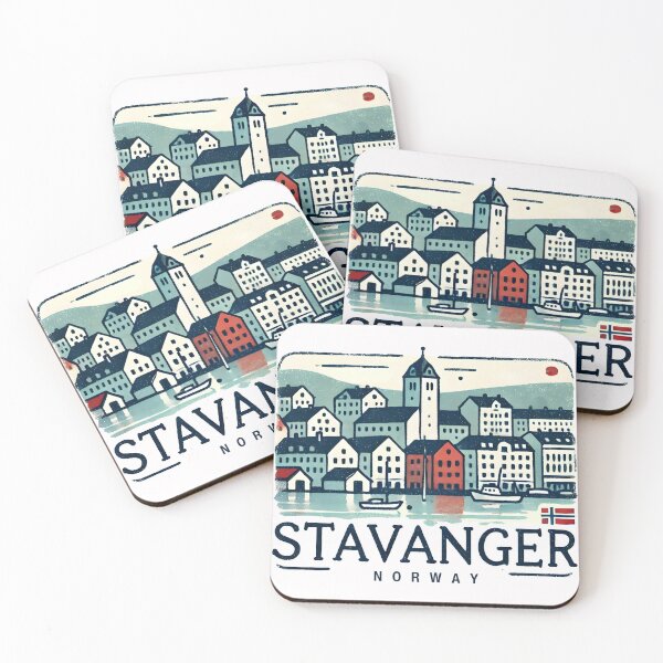 Aperçu de l'œuvre Stavanger Norvège créée et vendue par WanderlustCoCo.
