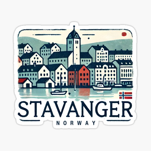 Item preview, Stavanger Norway designed and sold by WanderlustCoCo.