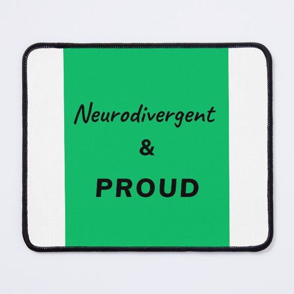Item preview, Neurodivergent and Proud - Green designed and sold by TheNeuroVerse.