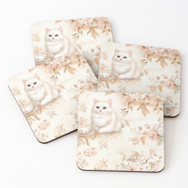 Item preview, Pastel Paws & Floral Teacups designed and sold by CharlotteLacson.