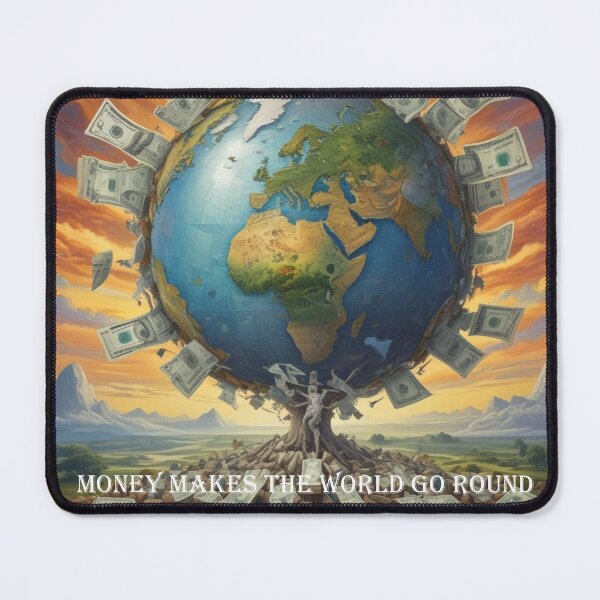 Item preview, Money makes the world go round designed and sold by S-R-TDesign.