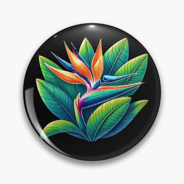 Item preview, Bird of Paradise Flower (Strelitzia reginae) designed and sold by Myra365Art.