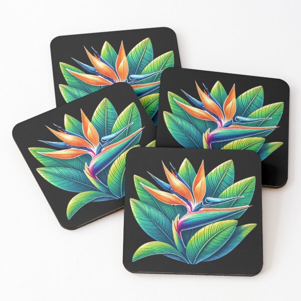 Item preview, Bird of Paradise Flower (Strelitzia reginae) designed and sold by Myra365Art.