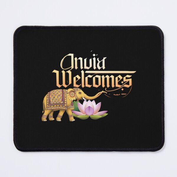 Item preview, India Welcomes Flag Map Tadż Mahal, Bollywood, Ganges designed and sold by AnimalsDH305.