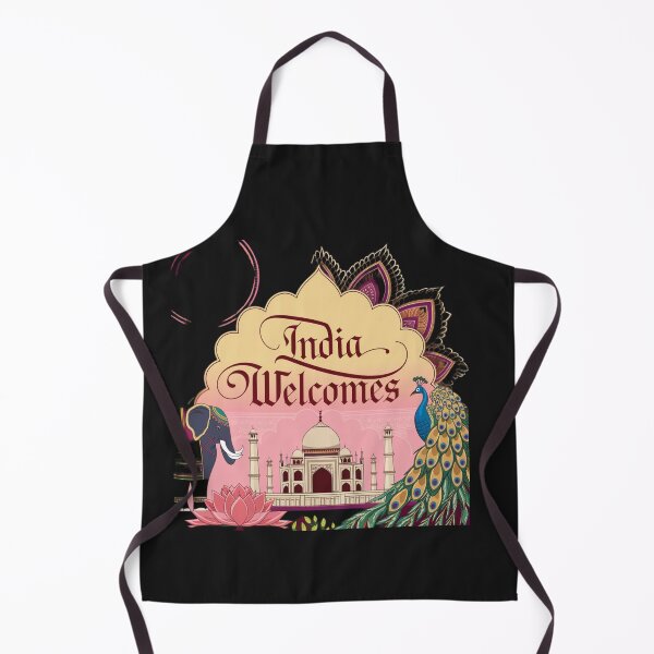 Item preview, India Welcomes Flag Map Tadż Mahal, Bollywood, Ganges designed and sold by AnimalsDH305.
