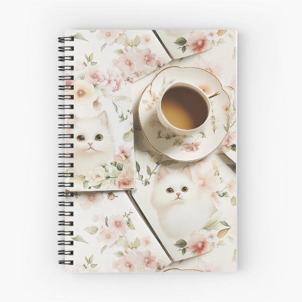 Item preview, Charming Afternoon: Cats, Florals & Tea designed and sold by CharlotteLacson.