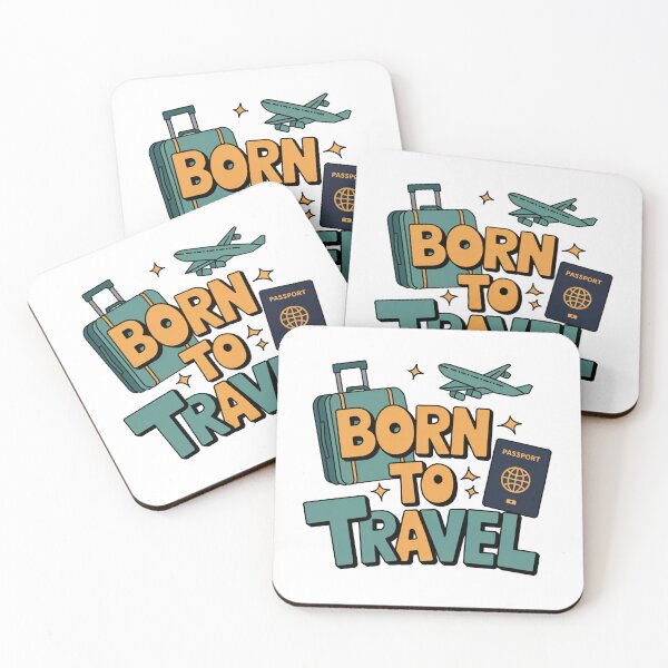 Item preview, Born To Travel designed and sold by MonkiFlipp.