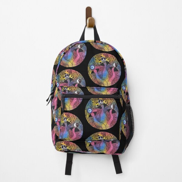 Item preview, Mushroom peace - black designed and sold by TripLikeWeDo.