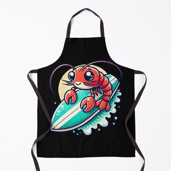 Item preview, Shrimp Surfer Kawaii Summer designed and sold by TomFrontierArt.