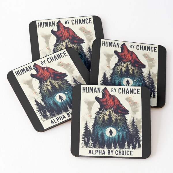 Item preview, Human By Chance Alpha By Choice Retro Vintage designed and sold by TomFrontierArt.