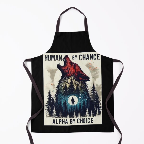 Item preview, Human By Chance Alpha By Choice Retro Vintage designed and sold by TomFrontierArt.