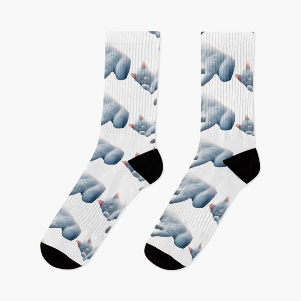 Item preview, The Dreaming White Cat 夢中的白貓 designed and sold by BoBo686868.