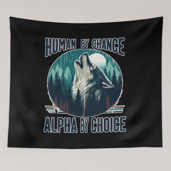 Item preview, Human By Chance Alpha By Choice Retro  designed and sold by TomFrontierArt.