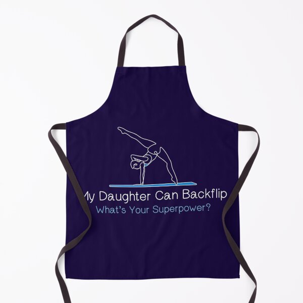 Item preview, My Daughter Can Backflip What’s Your Superpower? Funny gifts for gymnastic dad designed and sold by MikeKart.