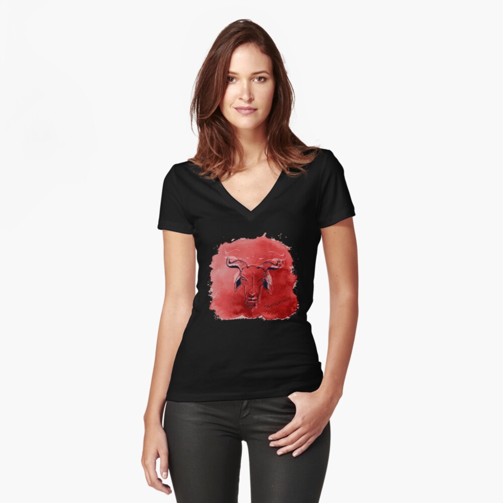 Artikel-Vorschau von Tailliertes T-Shirt mit V-Ausschnitt, designt und verkauft von Kobeko.