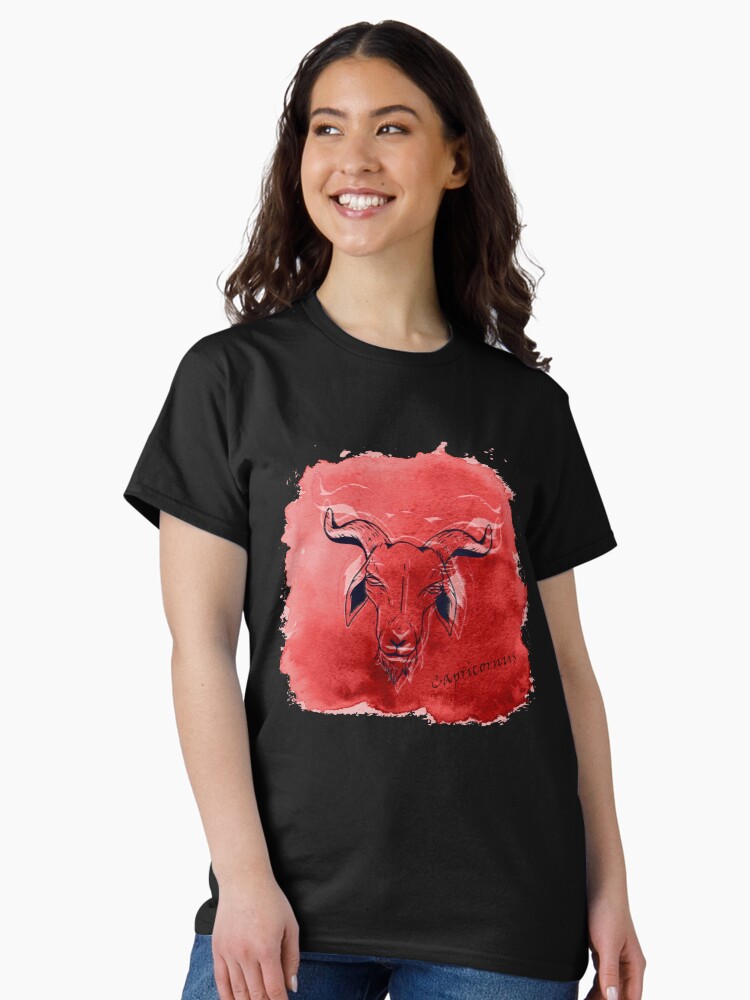 Thumbnail 1 von 7, Classic T-Shirt, Sternzeichen Steinbock designt und verkauft von Kobeko.