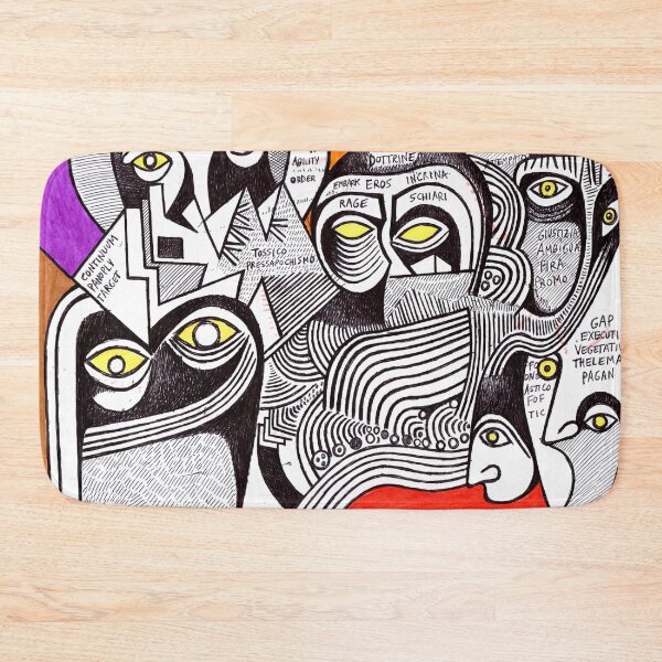 Item preview, Plato, Archilochus, Wittgenstein (cubist contemporary artwork) designed and sold by (b)ananartista SBUFF.