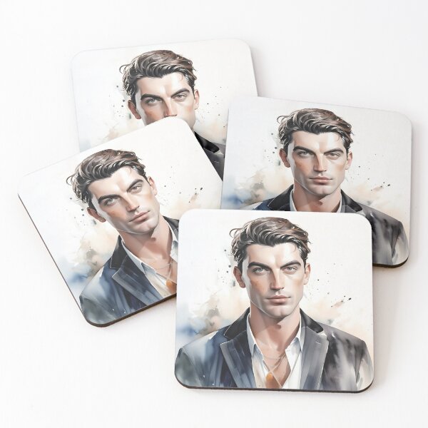 Item preview, Paul Klein Watercolor Portrait designed and sold by Knightly Armor.