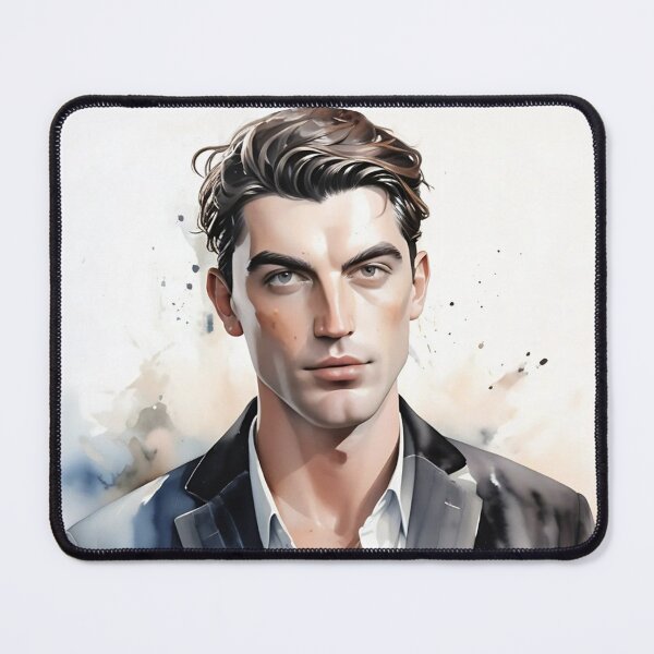 Item preview, Paul Klein Watercolor Portrait designed and sold by Knightly Armor.