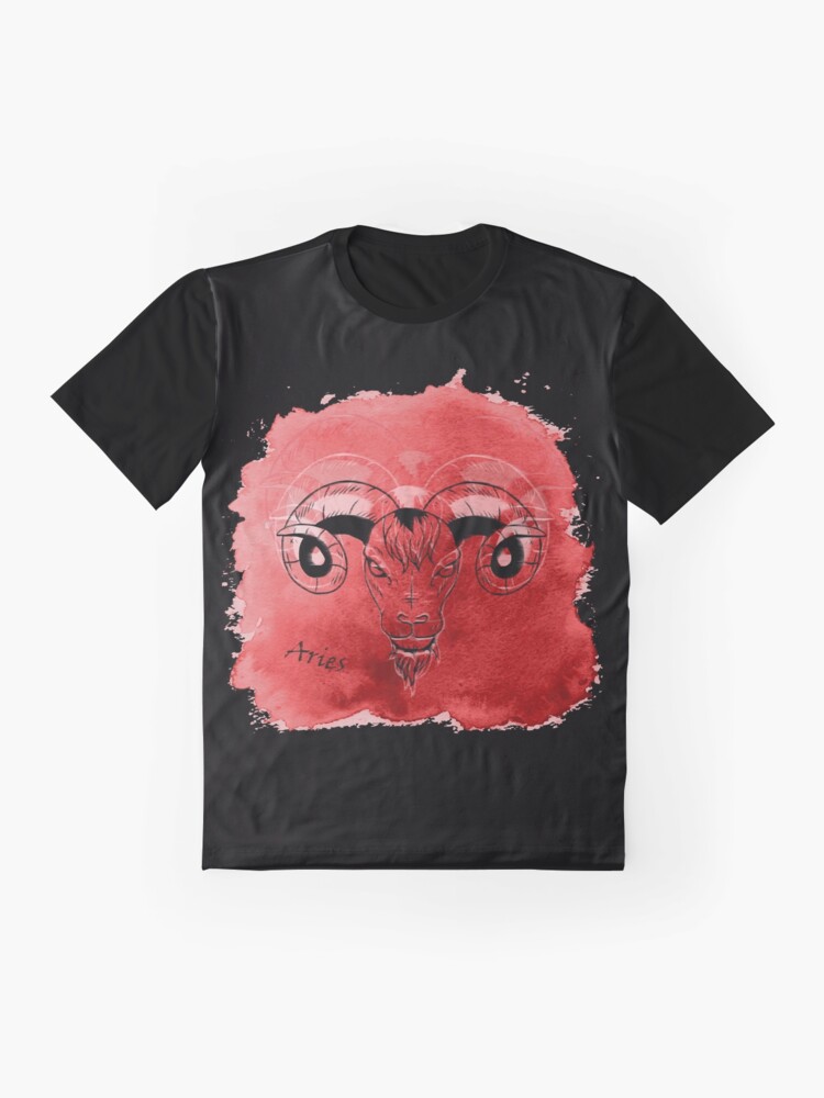 Thumbnail 4 von 5, Grafik T-Shirt, Sternzeichen Widder designt und verkauft von Kobeko.