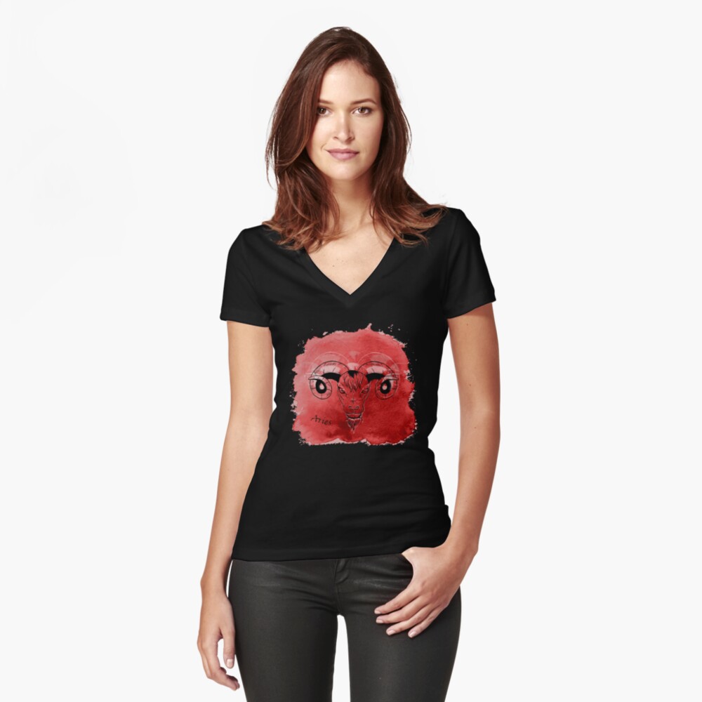 Artikel-Vorschau von Tailliertes T-Shirt mit V-Ausschnitt, designt und verkauft von Kobeko.