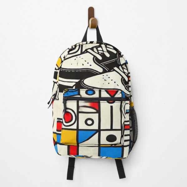 Item preview, Geometric Abstract Sneakers - Piet Mondrian Primary Color Design designed and sold by Imaginarium of Chaos falcon88 .