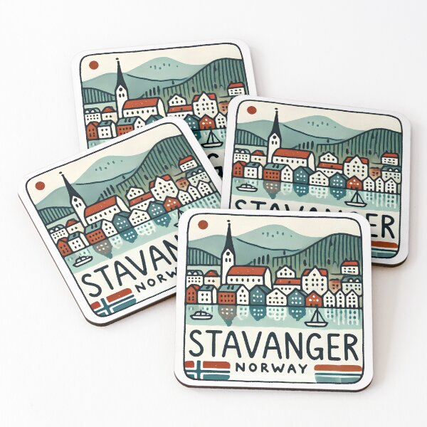 Aperçu de l'œuvre Stavanger Norvège créée et vendue par WanderlustCoCo.
