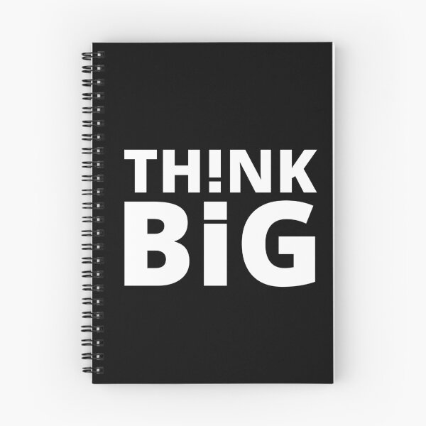 Item preview, Think Big positive quote white designed and sold by mysteriousquote.