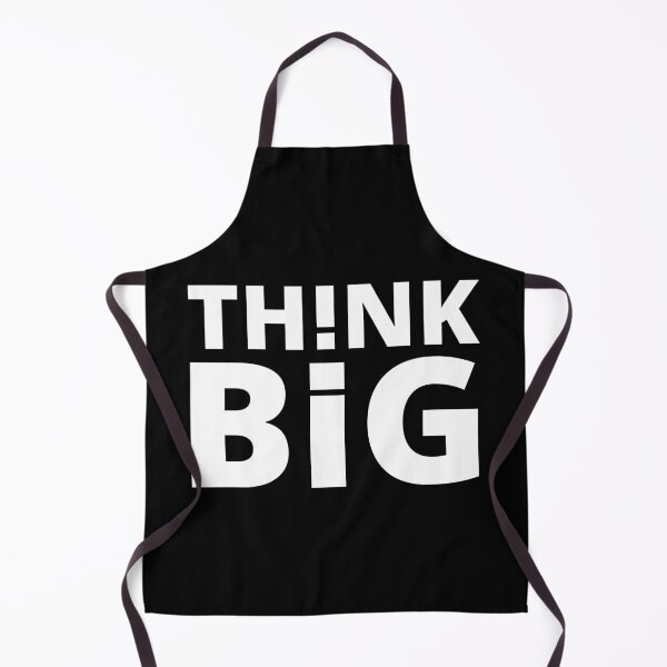 Item preview, Think Big positive quote white designed and sold by mysteriousquote.