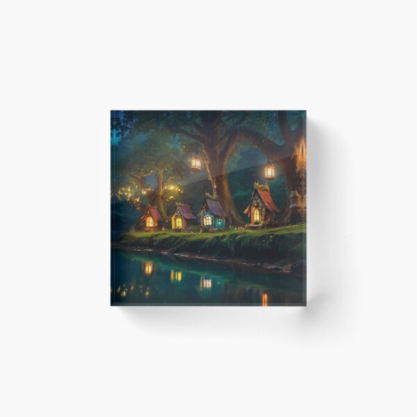 Artikelvorschau, Moonlit Haven by the Fairy Tale River entworfen und verkauft von BlareBlare.