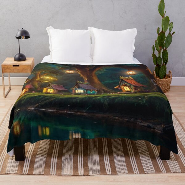 Item preview, Moonlit Haven by the Fairy Tale River designed and sold by BlareBlare.